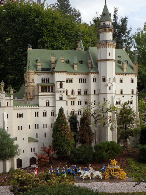 Neuschwanstein Castle lego replica